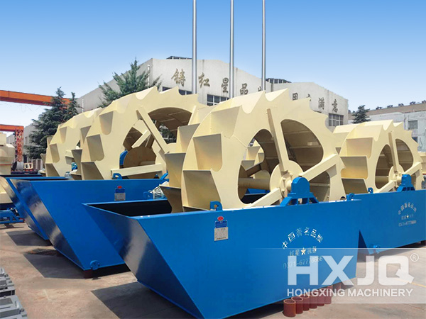 sand washer in factory 